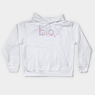 Bio Biodiversity Concept Silhouette Shape Text Word Cloud Kids Hoodie